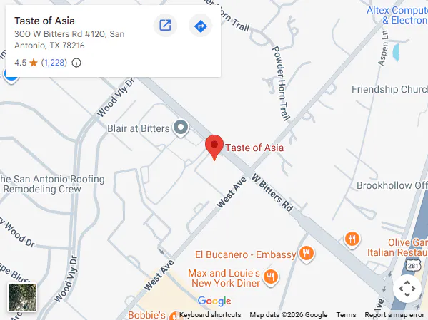 Location, 300 W Bitters Rd #120, San Antonio, TX 78216